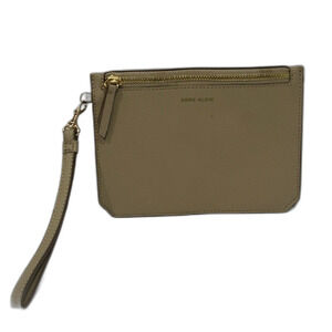 Anne Klein Wristlet Clutch Women’s Color Cream Gold Tone Hardware